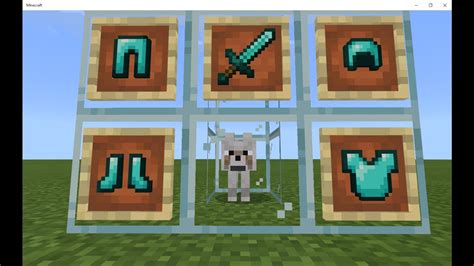 How to give your dog diamond armor in Minecraft - YouTube