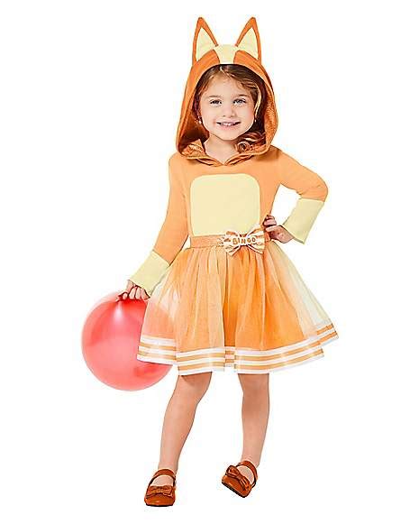 Toddler Girls Bingo Costume - Bluey - Spirithalloween.com