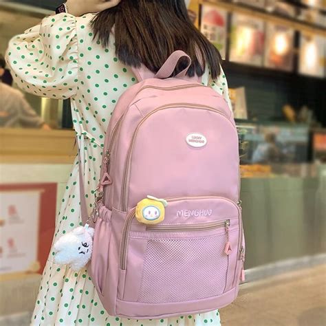 Fashion Girl Travel School Bag Cool Female Kawaii College Backpack ...