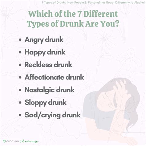 Different Types of Drunk People and Signs to Look For