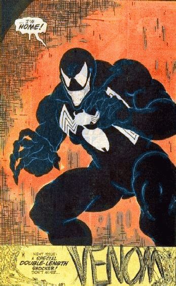 Venom's first full appearance. | Venom character, Spiderman art, Venom