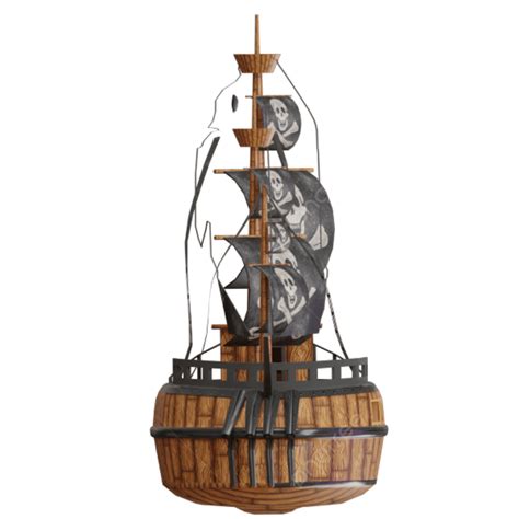Pirate Ship Sail Front View Transparent, Pirate Ship Sail Transparent ...