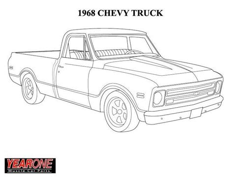 Chevrolet Vehicles | Truck coloring pages, Cool car drawings, Cars coloring pages