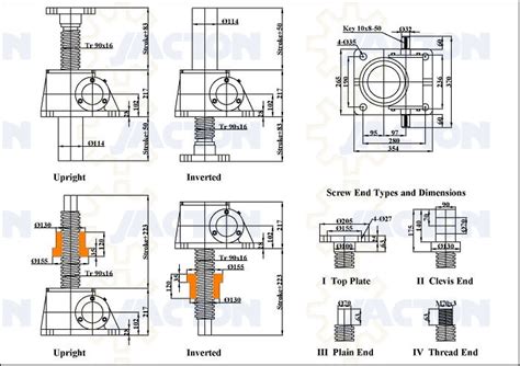 JTW-25T Machine Screw Jack,25ton worm gear machine screw lift,25 ton metric machine screw jack ...