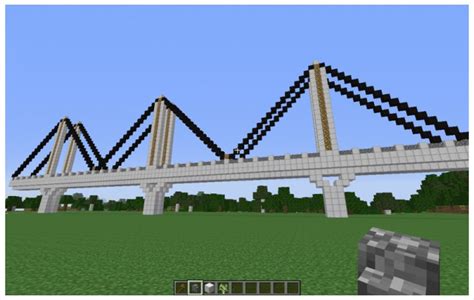 Powered Rail Bridge (old schematic site transfer) Minecraft Map