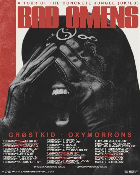 Bad Omens - Tour 2023 - Tickets jetzt auf MoreCore.de