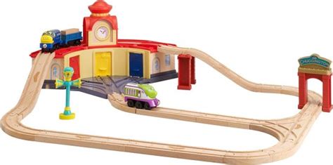 Chuggington Hout - Trainings Remise Speelset | bol