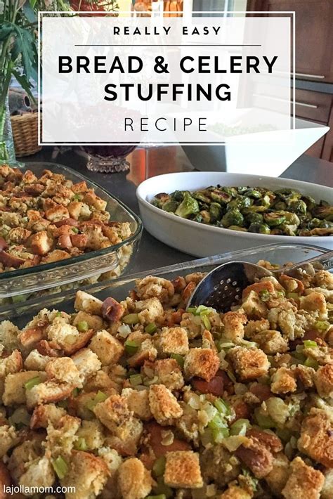 Try this easy bread and celery stuffing recipe for Thanksgiving or any ...