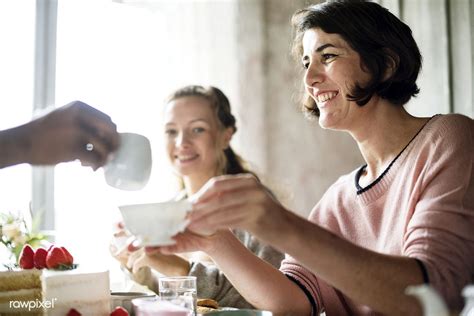 Download premium image of Women having tea together 102466 | Female images, Eat snacks, Tea