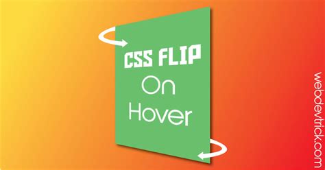 CSS Flip Effect On Hover | 3D Flip Effect With HTML & CSS