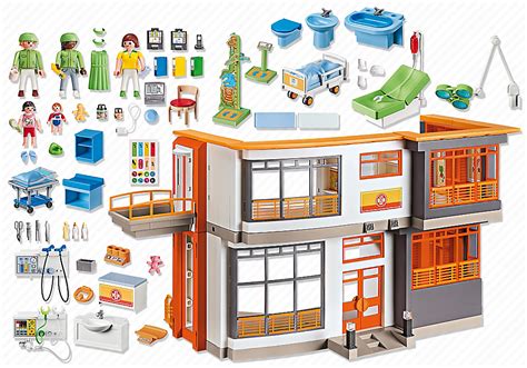 Furnished Children's Hospital - 6657 - PLAYMOBIL® USA (With images) | Playmobil toys, Childrens ...