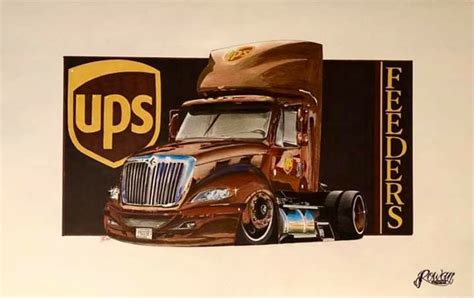 UPS semi truck by RowanConceptz.. | Oldsmobile, Toy car, Semi trucks