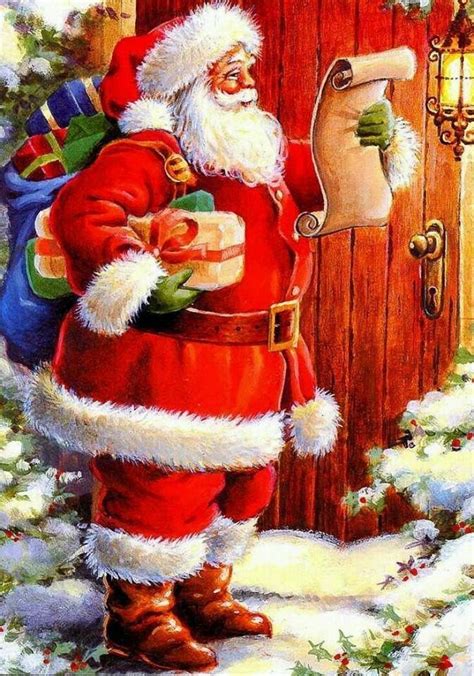 Pin by Rosa Muñez Jiménez on Navidad, Papa Noel | Christmas paintings ...