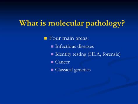 PPT - Molecular Pathology and the Molecular Diagnostics Lab PowerPoint ...