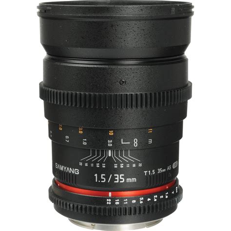 Samyang 35mm T1.5 Cine Lens for Canon EF SYCV35-C B&H Photo