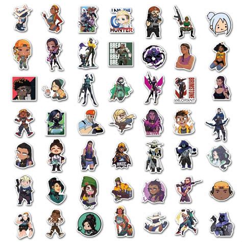 100 Valorant Stickers Cute Valorant Stickers Valorant - Etsy