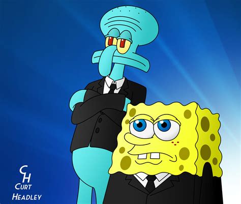 Squidward and Spongebob MIB by TheHypersonic55 on DeviantArt