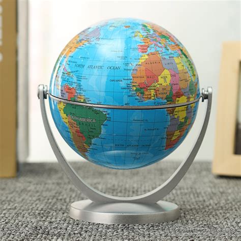 360° Rotating Desktop Globes Earth Ocean Globe World Geography Map ...