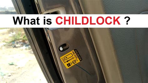 What is CHILDLOCK? How to operate? Use of Childlock? - YouTube