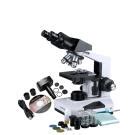 Amazon.com: AmScope B120C-E1 Siedentopf Binocular Compound Microscope, 40X-2500X Magnification ...