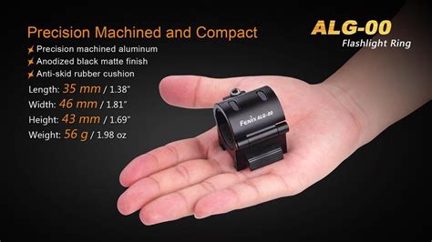 Fenix ALG-00 Flashlight Rail Mount | Flash Light World Canada — FlashLightWorld Canada