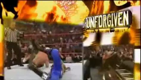 Edge vs John Cena TLC Match - Unforgiven 2006 (WWE championship ...