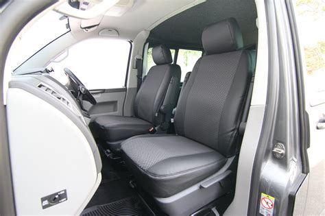 Tailored Premium / Leatherette Seat Cover Set - Ford Transit Custom ...