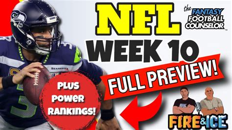 NFL Week 10 Power Rankings, Predictions and Preview 2020