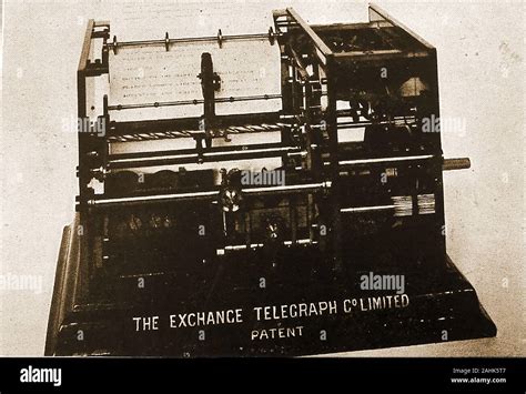 Telegraph machine hi-res stock photography and images - Alamy