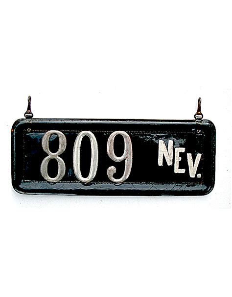 Old Nevada License Plates | Vintage Nevada License Plates