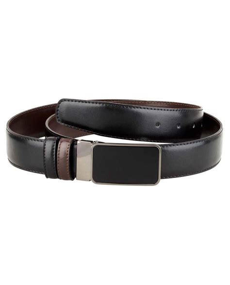 Buy Men's Reversible Belt - Black Brown Leather - Free Deivery