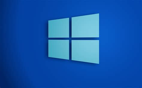 Microsoft Windows, Windows 10, Blue, Logo wallpaper | brands and logos ...