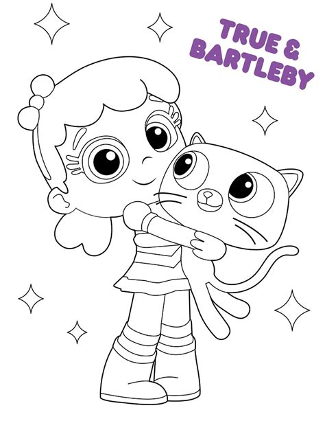 True and Bartleby Coloring Page - Free Printable Coloring Pages for Kids