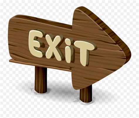 Exit - Exit Clipart Emoji,Exit Sign Emoji - free transparent emoji ...