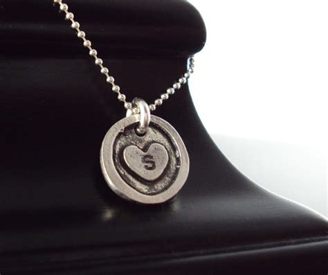 Sterling Silver Heart Initial Necklace 3 | lovinlife_rightnow | Flickr