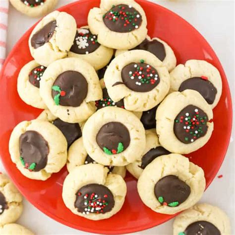 Chocolate Thumbprint Cookies | Beyond Frosting