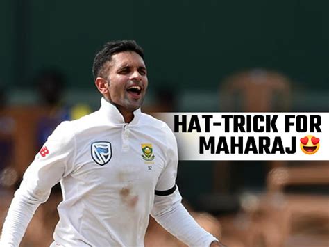 Keshav Maharaj hat-trick against WI | Keshav Maharaj vs West Indies | Keshav Maharaj becomes 2nd ...