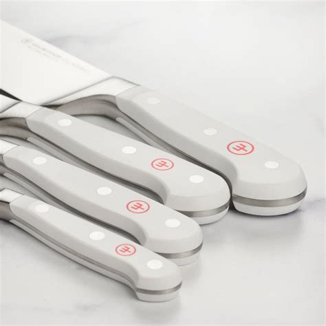 Wusthof Classic White Knife Block Set - 7 Piece – Cutlery and More