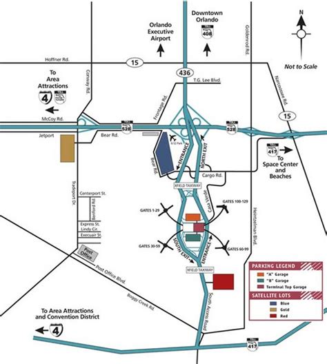 Orlando Airport Area Map - Orlando Airport • mappery