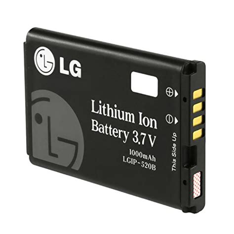 LG LGIP-520B Lithium Ion Cell Phone Battery Proprietary Lithium Ion Li