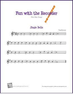 Jingle Bells | Free Beginner Soprano Recorder Sheet Music