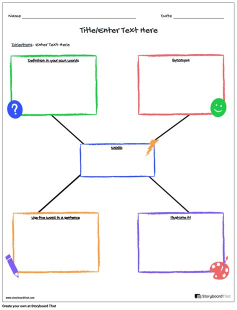 Free vocabulary map worksheet, Download Free vocabulary map worksheet ...