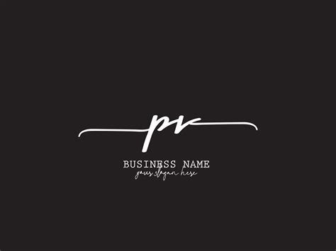 Stylish Pr Signature Logo, Modern PR Logo Letter Design For You 33850373 Vector Art at Vecteezy