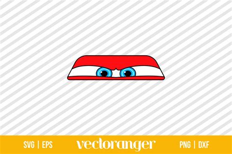 Lightning Mcqueen Eyes SVG | Vectoranger