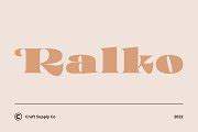 Ralko - Bold Serif Font | Serif Fonts ~ Creative Market