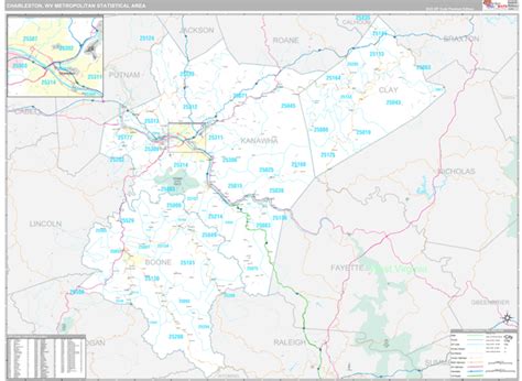 Charleston Wv Zip Code Map - Coreen Charlotta