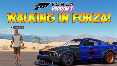 Forza Horizon 3 - Walking Around In Forza Using Mods - Dev Mods - YouTube