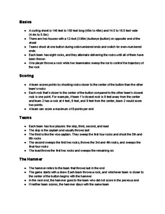 How to Score in Curling: A Beginner's Guide