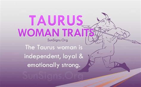 Taurus Woman Personality Traits & Characteristics - SunSigns.Org