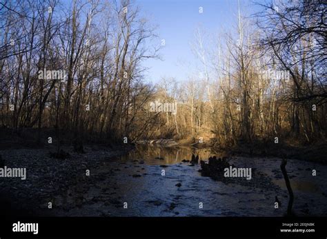 A scenic view of a tributary of the Missouri River Stock Photo - Alamy